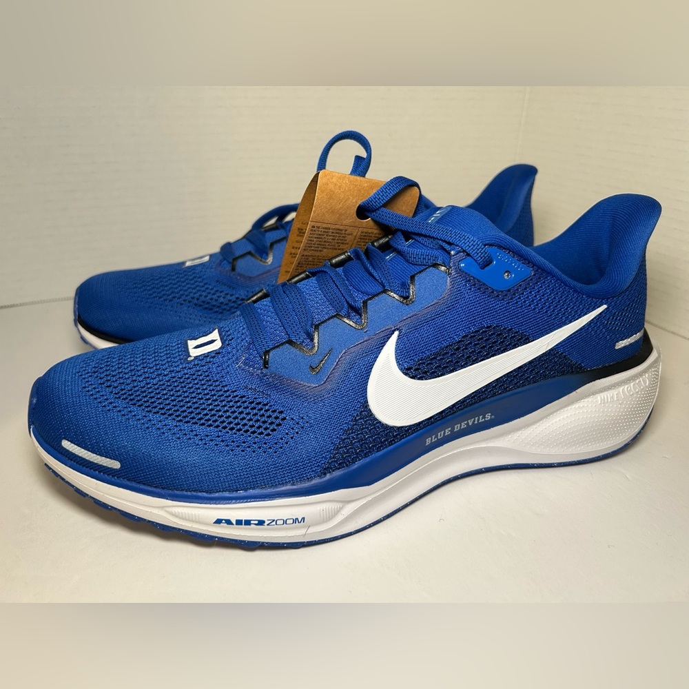 Duke Blue Devils Nike Air Zoom Pegasus 41 Running Shoes Mens Sz 9.5 New